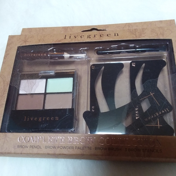 brow pencil brow powder palette brow brush 3 brow - Picture 1 of 3